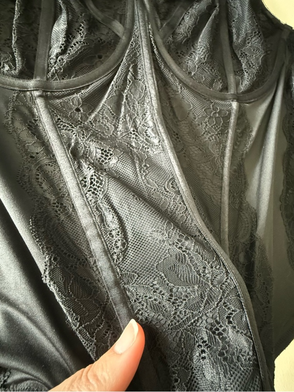 Torrid Black Lace Longline Bustier - Women Intimates - Picture 4 of 11